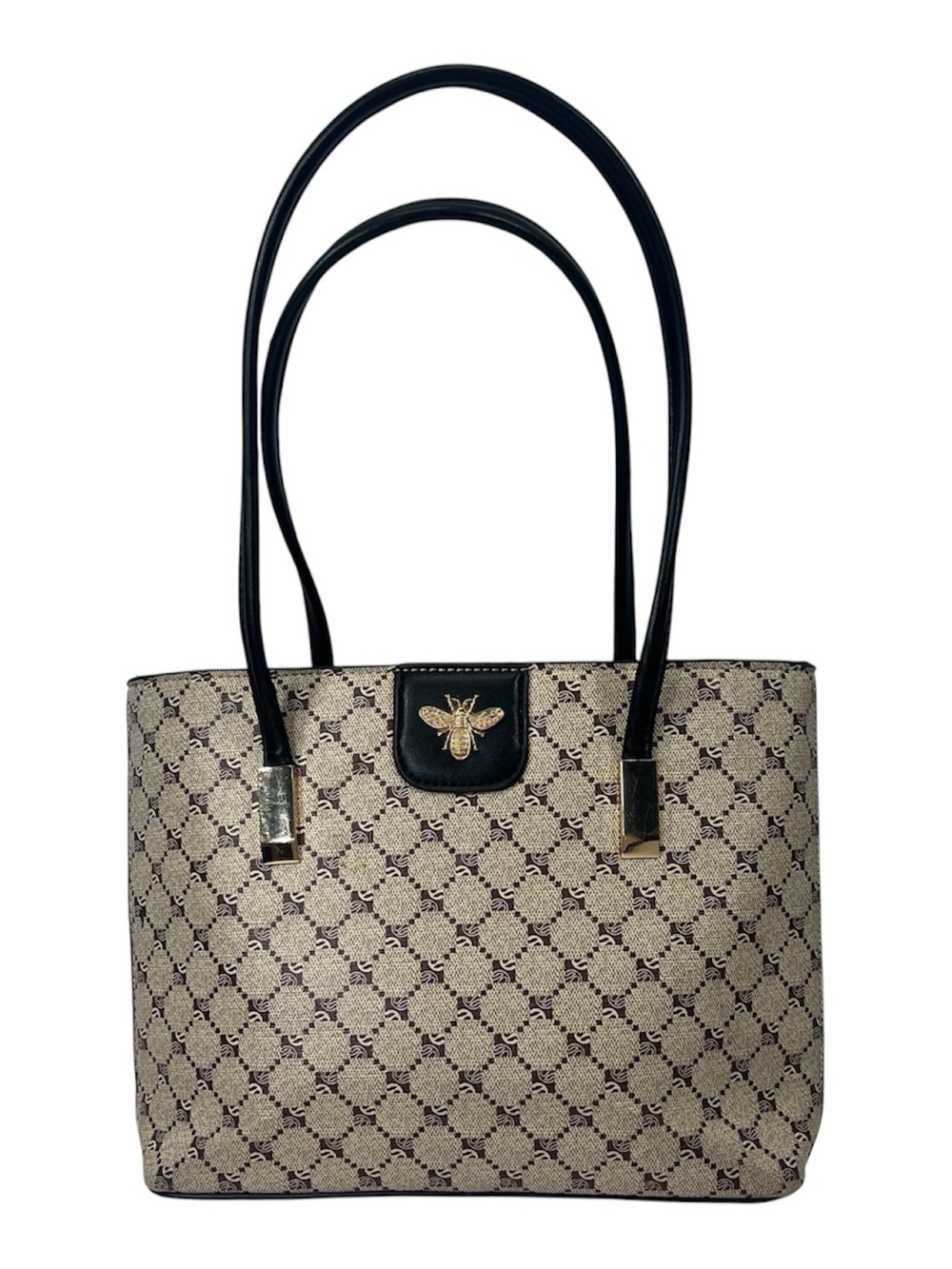 Women's Monogram Black / Beige Tote Shoulder bag
